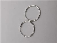 Orecchini Domar Cerchi argento 925 lisci in Argento ORAR-435-280